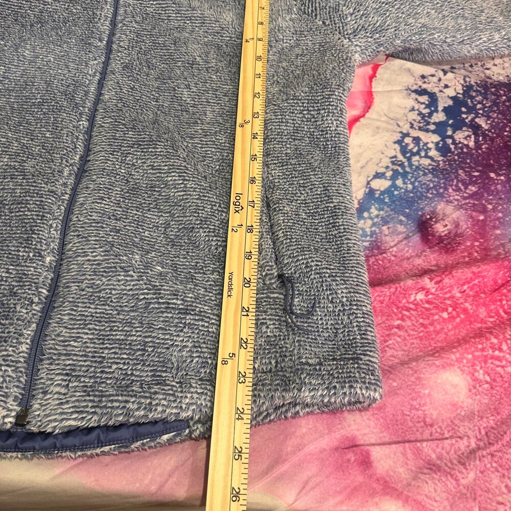 The North Face Blue High Pile Fleece Jacket Women’s Large - Picture 8 of 11